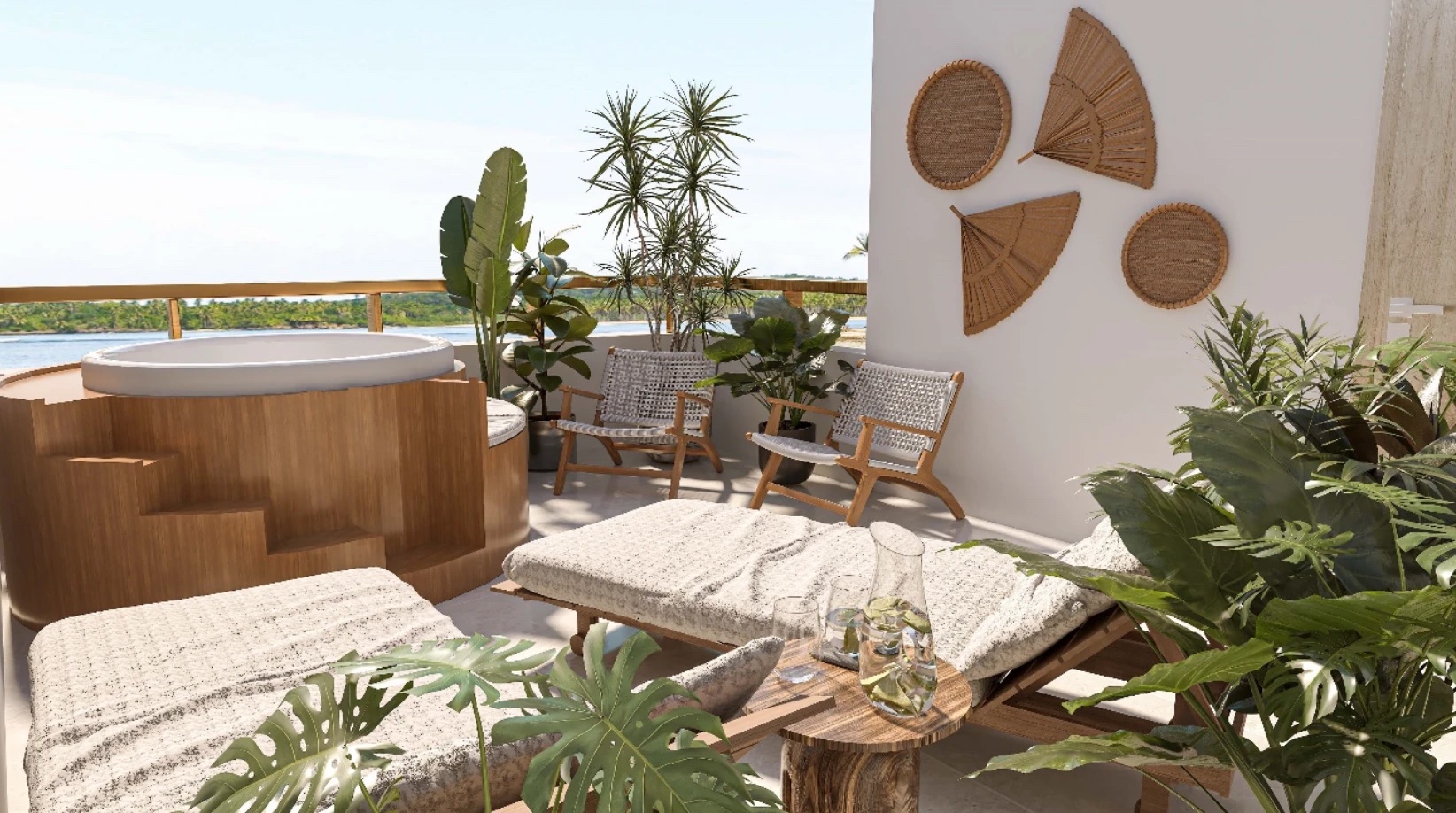 Rooftop privado del Penthouse G (imagen de referencia)